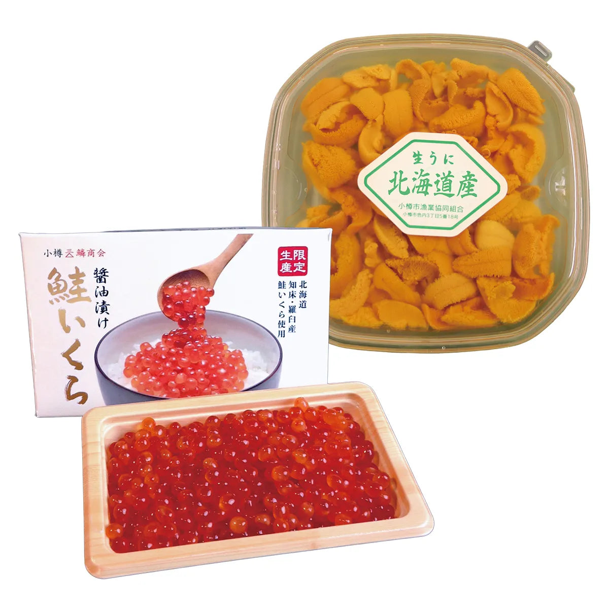 生うに・いくら丼セットA